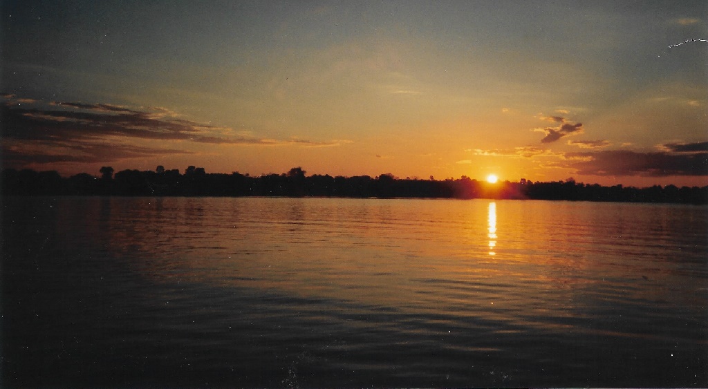 Sunset over the Zambezi