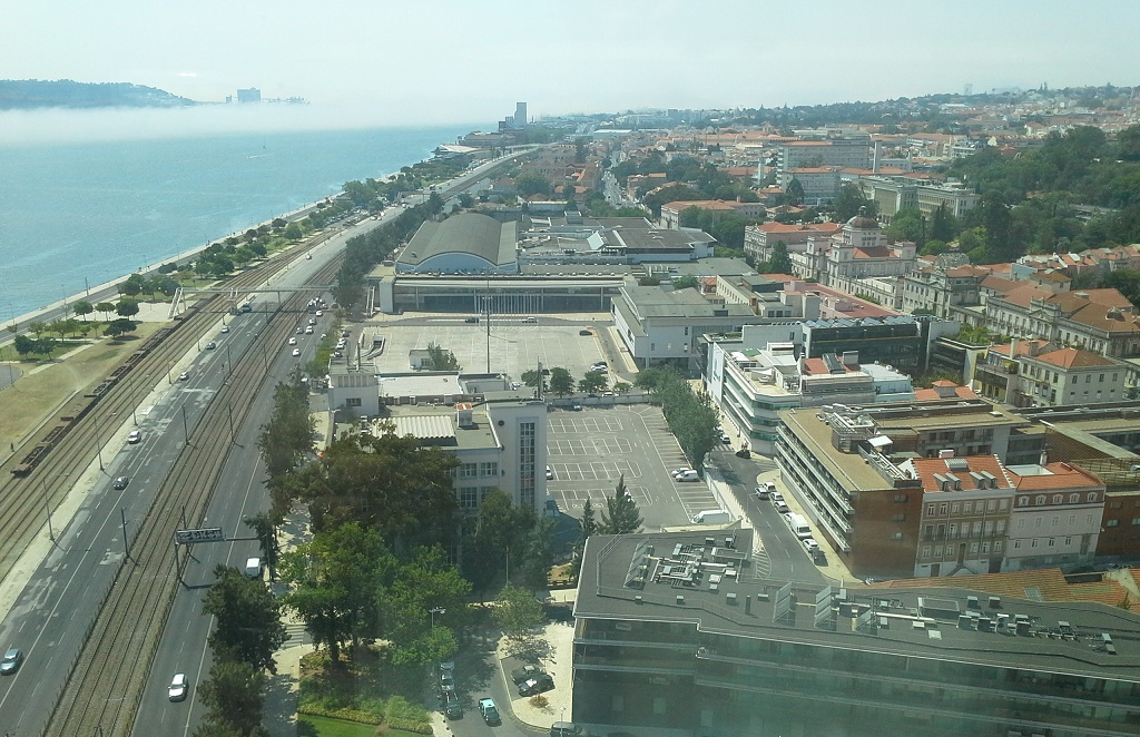 View of Lisbon from bridge 6